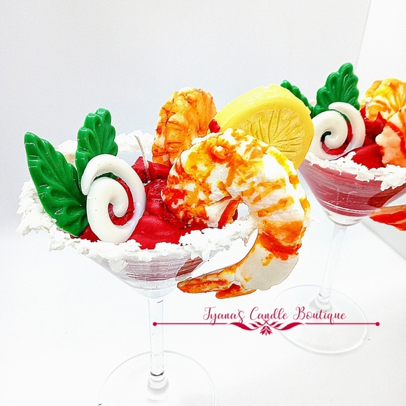 Shrimp Cocktail Candles - Picture 2 of 5